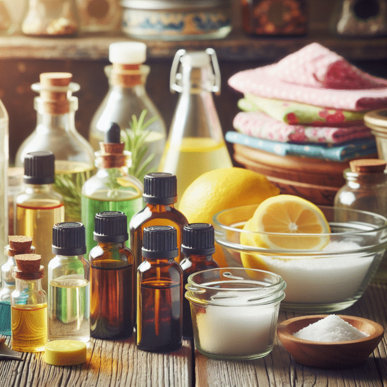 essential oils for homemade cleaners