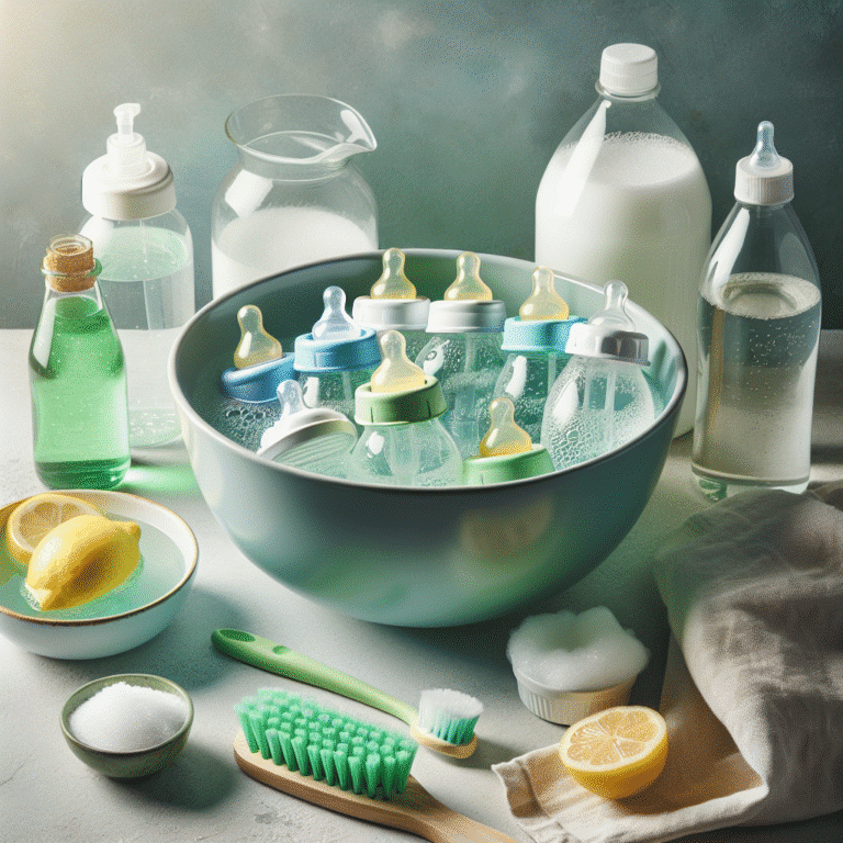 non-toxic ways to clean baby bottles