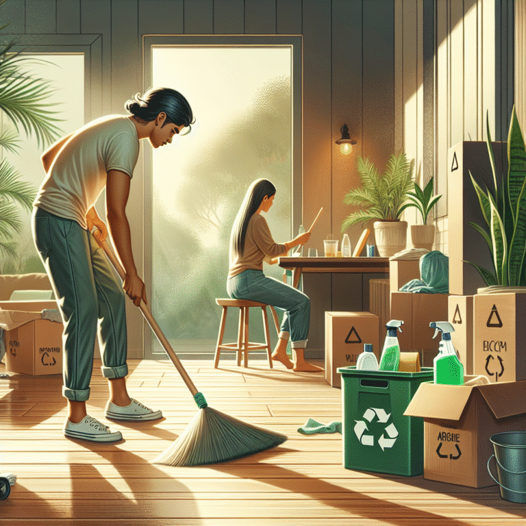 green cleaning routines for apartments