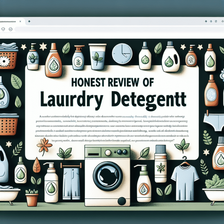 honest review of natural laundry detergents