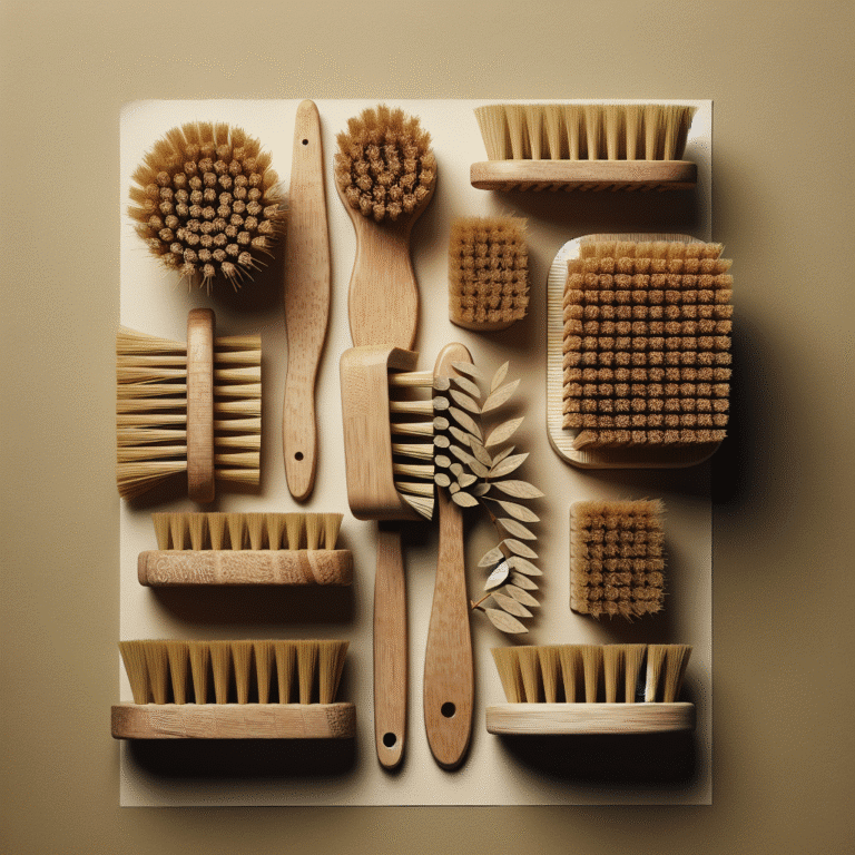 eco-friendly scrubbing brushes bamboo