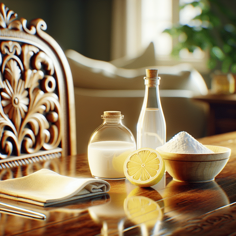 natural ways to clean wooden furniture