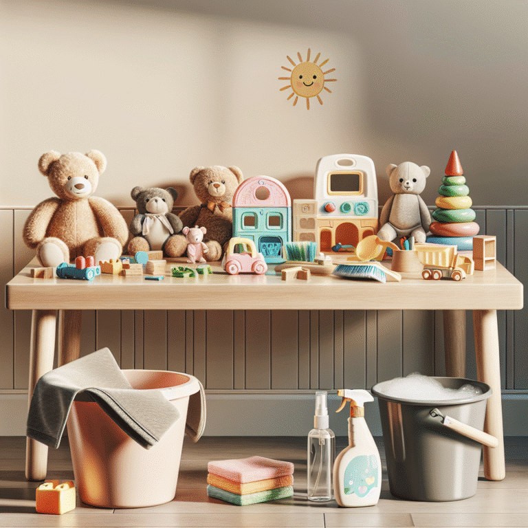 safe cleaning hacks for kids’ toys