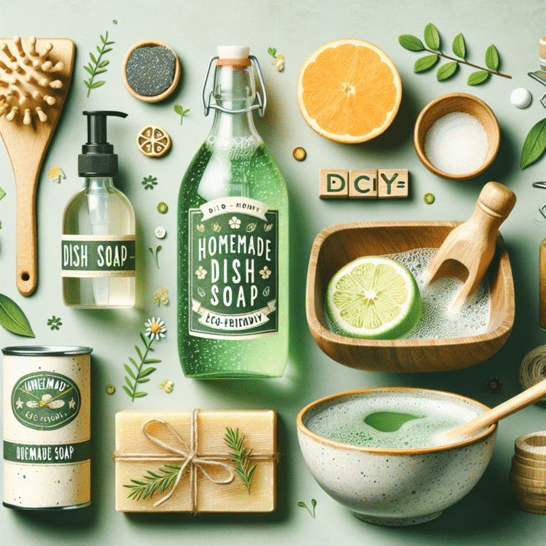 homemade dish soap eco-friendly recipe
