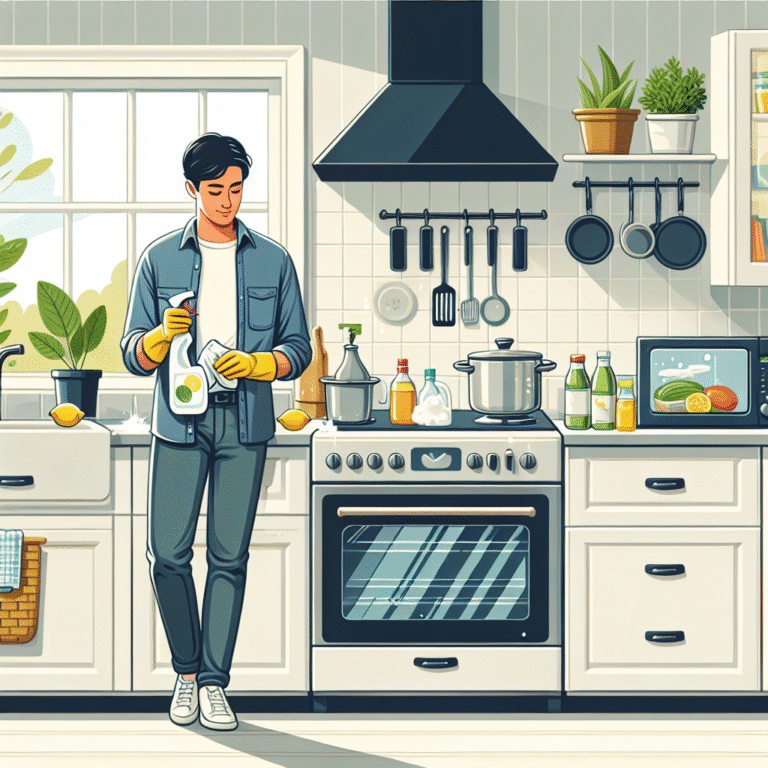 how to clean your kitchen naturally