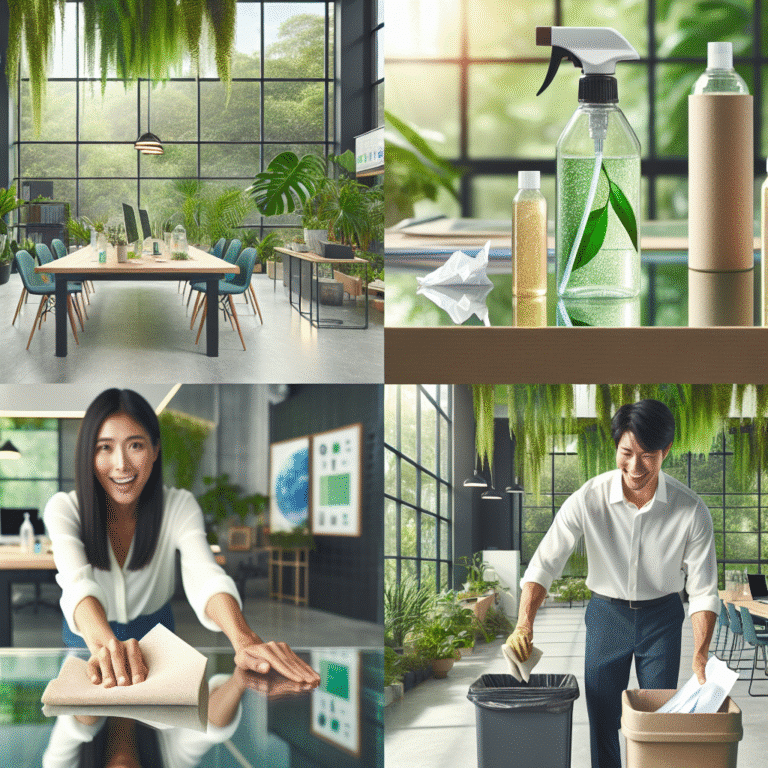 eco-friendly cleaning tips for offices