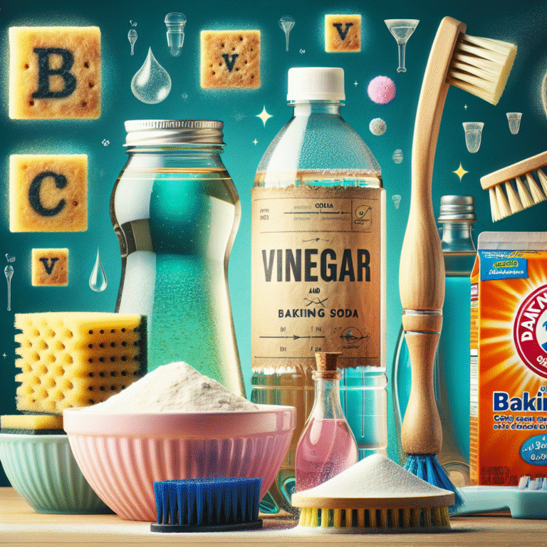 vinegar and baking soda cleaning hacks