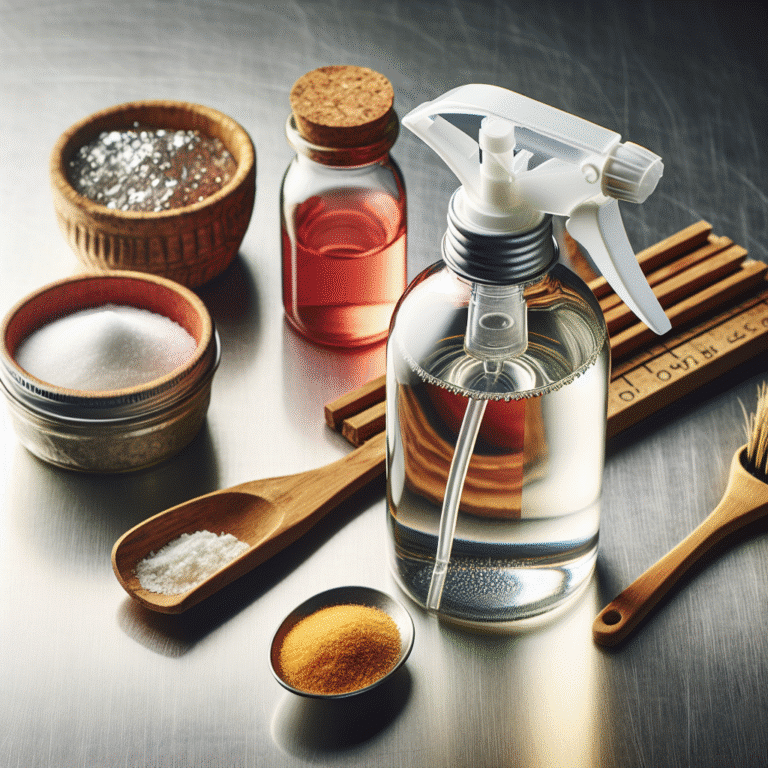 DIY stainless steel cleaner recipe