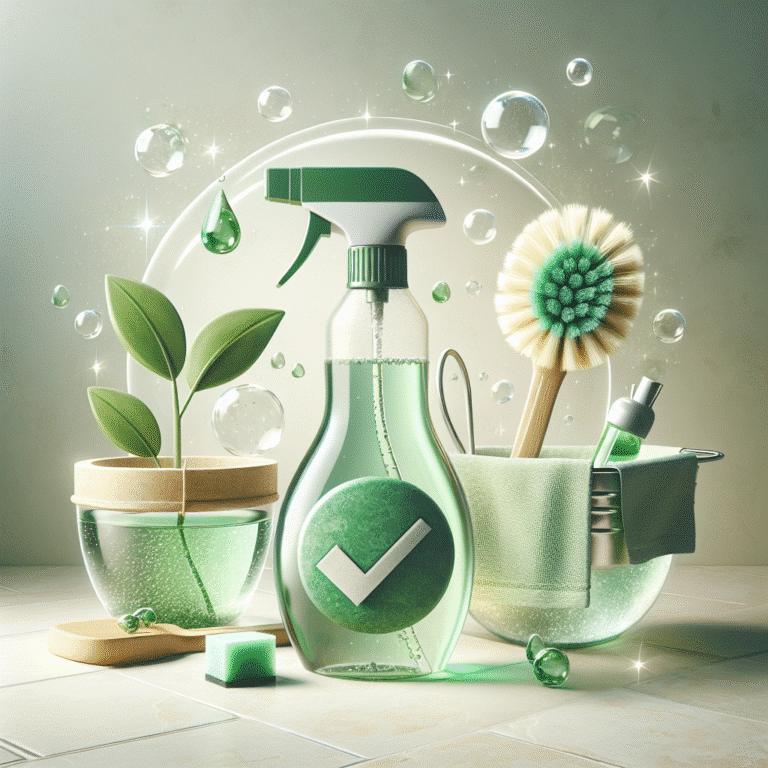 DIY eco-friendly bathroom cleaner