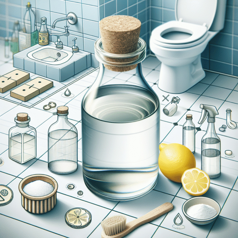 DIY eco-friendly bathroom cleaner