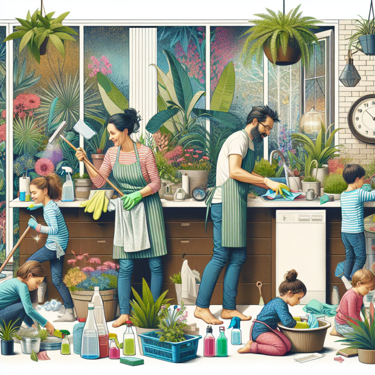 time-saving green cleaning tips for busy families