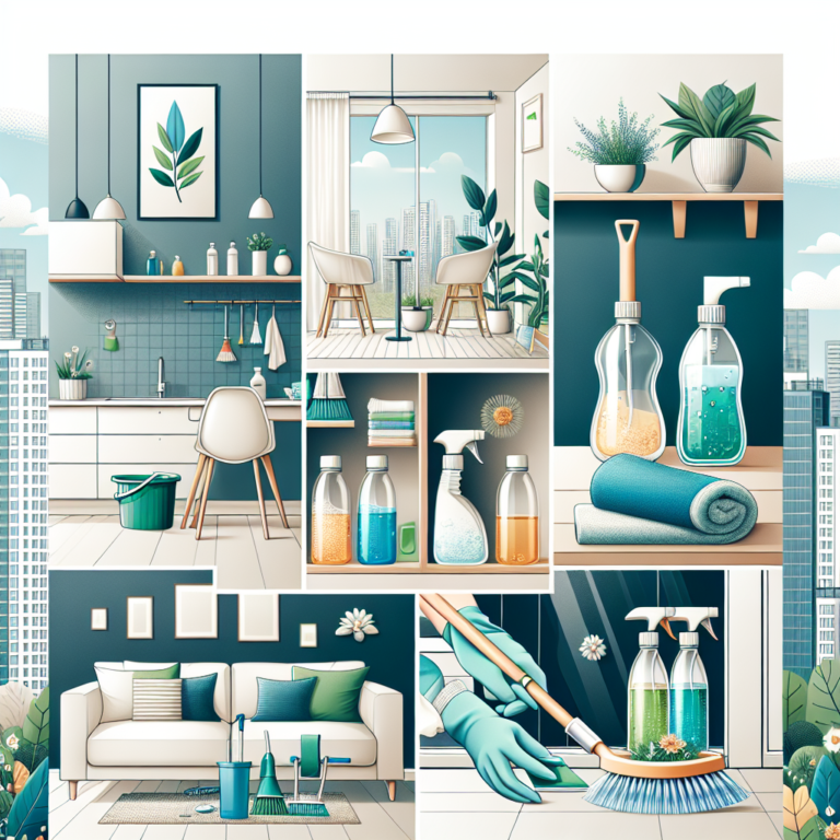 green cleaning routines tailored for apartment living